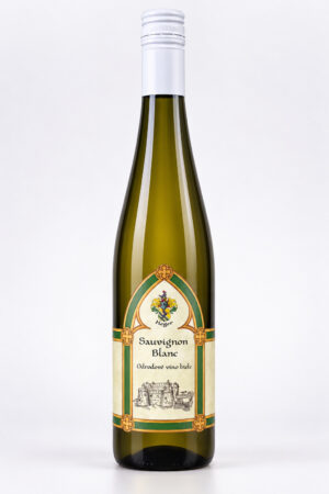 Sauvignon Blanc Heger – butelka białego wina z historyczną etykietą