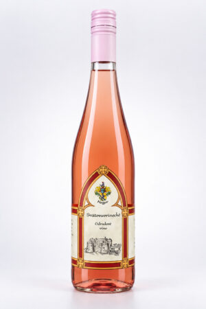Saint Laurent Rosé Heger – butelka różowego wina z historyczną etykietą